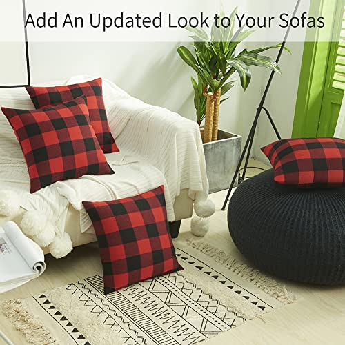 Set of 4 Christmas Throw Pillow Covers