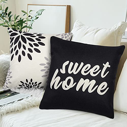 Set of 4 Christmas Throw Pillow Covers 18 x 18