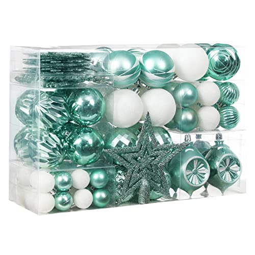103-Pack Assorted Christmas Ball Ornaments