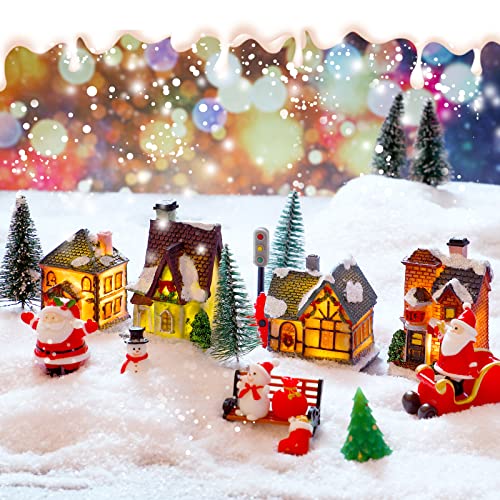 26 Pieces Christmas Lighted Village Set