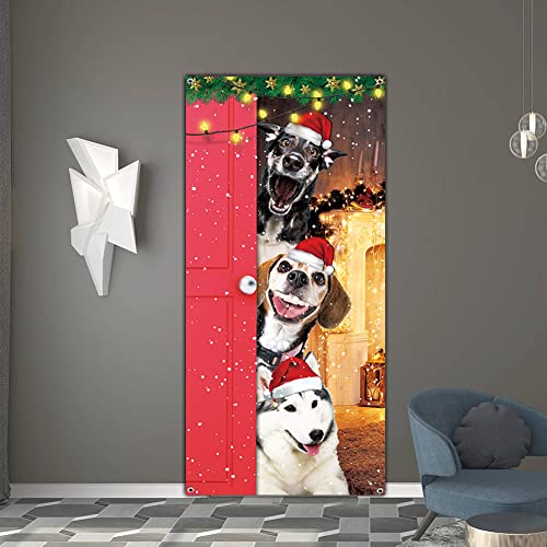 Cute Christmas Door Cover Decorations