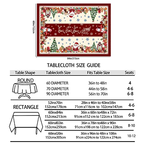 Christmas Theme Tablecloth