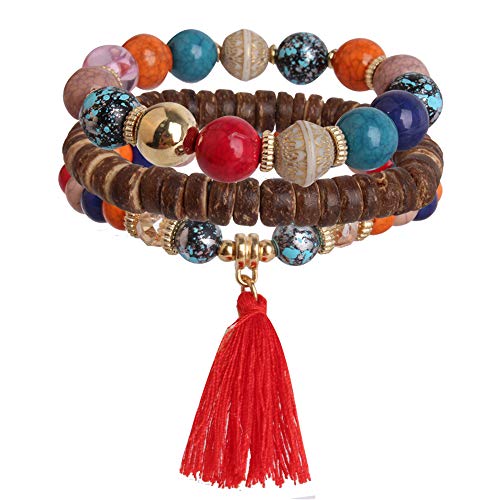 6 Sets Bohemian Multilayer Tassel Bracelet Set HOLIDAY BUNDLE!