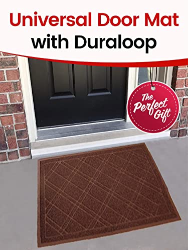 Universal Doormat | XL Size 42” x 35” | Anti-Slip Durable & Washable | Low Profile, Dirt & Dust Absorber