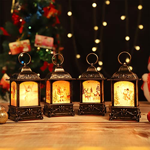 Mini Lantern Christmas Decorations