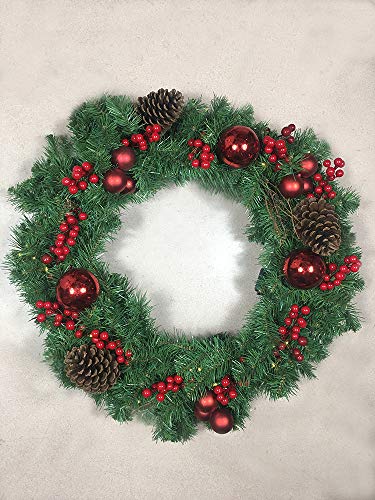 24 pcs Berries Stems for Christmas Ornaments