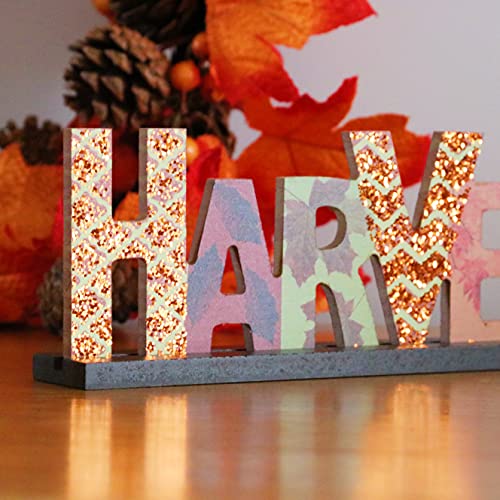 4 Pack Wooden Decorative Signs