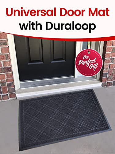 Universal Doormat | XL Size 42” x 35” | Anti-Slip Durable & Washable | Low Profile, Dirt & Dust Absorber