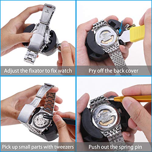 Watch Repair Tools Professional Spring Bar Tool Set w/ Carrying Case