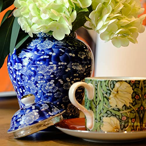 Blue & White Porcelain Plum Blossom Ginger Jar