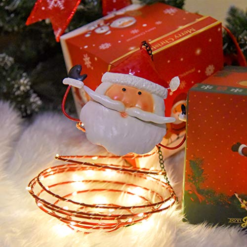 2 Pack Christmas Hanging Solar Lanterns