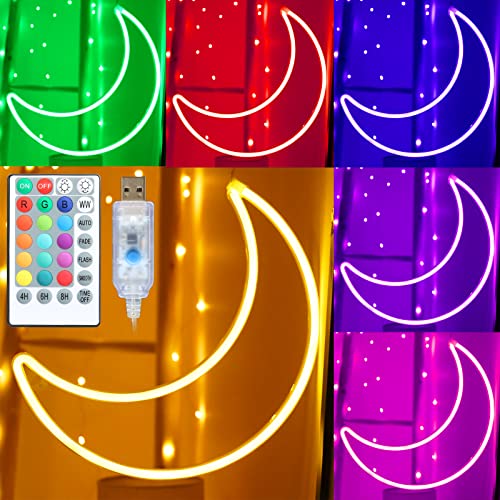 LED Moon Neon Light for Home Decoration