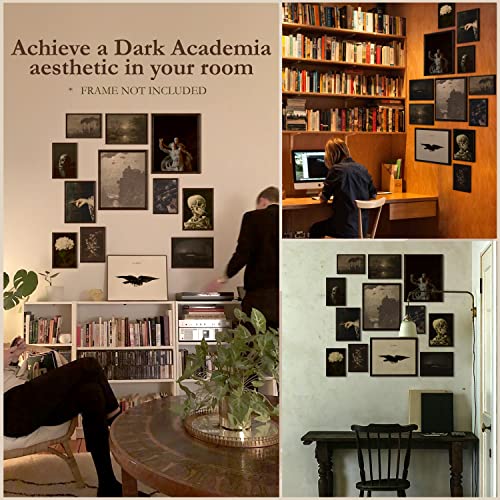 97 DECOR Dark Academia Room Gothic Home moody Halloween, Dark Academia Aesthetic Pictures, Creepy