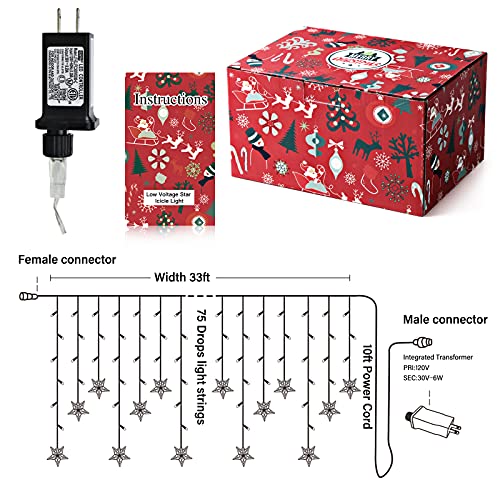 400 LED 33FT Christmas Lights Outdoor Decoration