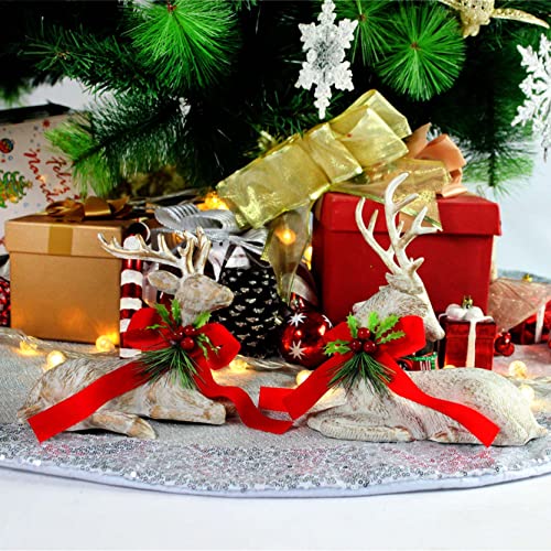 Lying Reindeer Figurine for Christmas Decoration