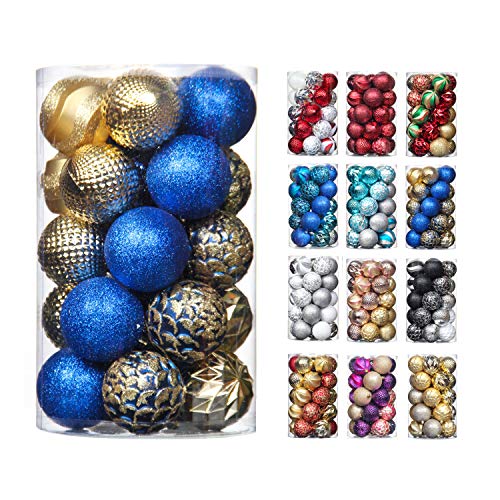 31pcs 2.75in & 1.97in Shatterproof Balls for Christmas Decoration