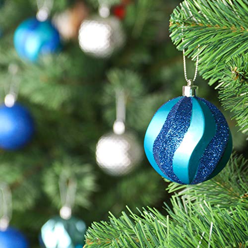 31pcs 2.75in & 1.97in Shatterproof Balls for Christmas Decoration