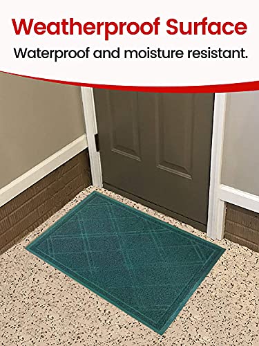 Universal Doormat | XL Size 42” x 35” | Anti-Slip Durable & Washable | Low Profile, Dirt & Dust Absorber