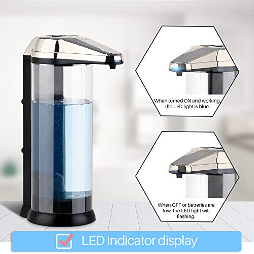 17oz / 500ml Premium Touchless Battery Operated Electric Automatic Soap Dispenser