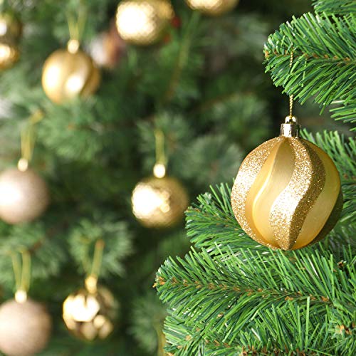 31pcs 2.75in & 1.97in Shatterproof Balls for Christmas Decoration