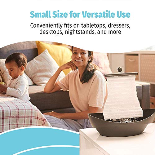 White Waters Relaxation Fountain, w/ LED Lighting & Natural Waterfall Sounds