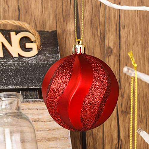 31pcs 2.75in & 1.97in Shatterproof Balls for Christmas Decoration