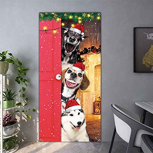 Cute Christmas Door Cover Decorations