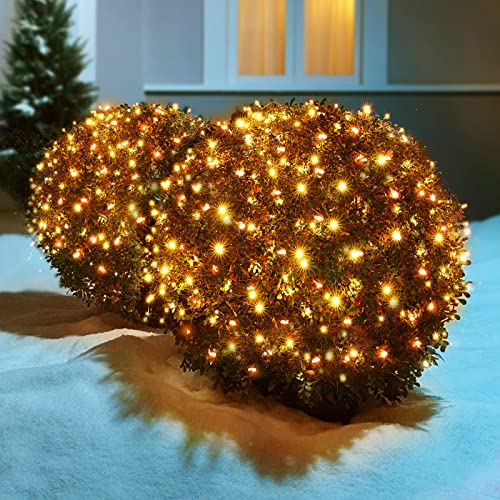 120 LedChristmas Decorations Net Lights Outdoor, 6.2ftx4.4ft, Fairy Mesh String Lights for Party, Holiday, Wedding