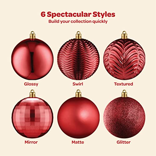 Set of 36 Christmas Ball Ornaments