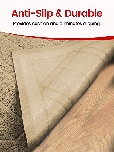 Universal Doormat | XL Size 42” x 35” | Anti-Slip Durable & Washable | Low Profile, Dirt & Dust Absorber