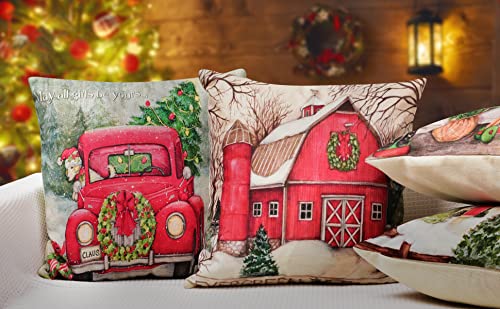 Christmas Throw Pillow Covers