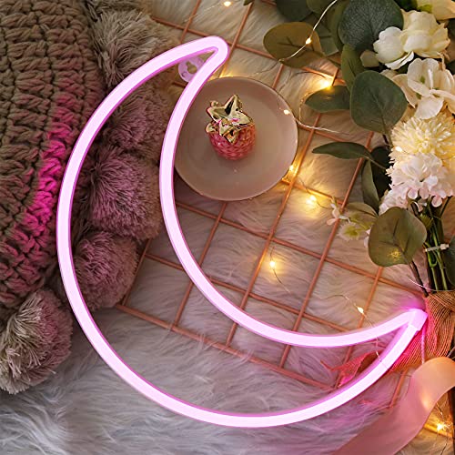 LED Moon Neon Light for Home Decoration