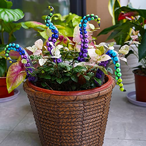 plant hanger for deck Decorative Garden Octopus Tentacle Stakes, Plant Stakes – DANNY'S HOME GOODS
