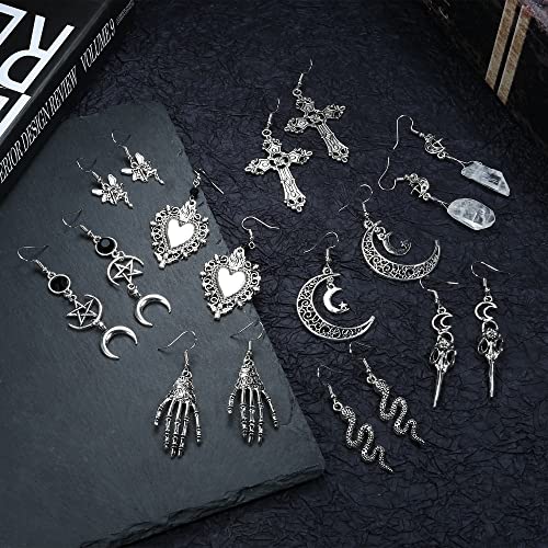 Vintage Gothic Earrings Set for Men/Women