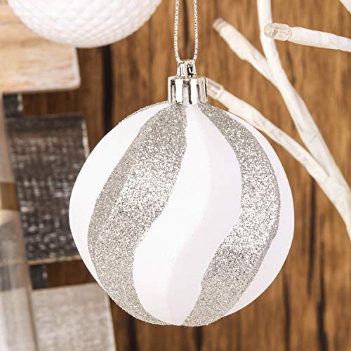 31pcs 2.75in & 1.97in Shatterproof Balls for Christmas Decoration