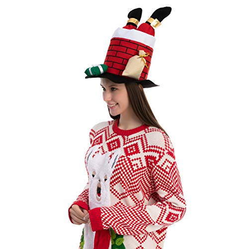 Christmas Santa Chimney Hat for Men/Women