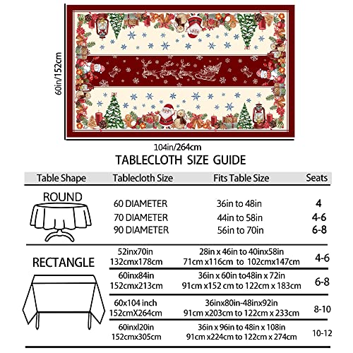 Christmas Theme Tablecloth