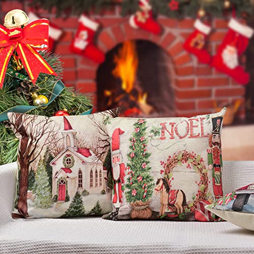 Christmas Throw Pillow Covers