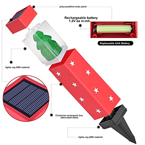 4 pack Christmas Pathway Lights Decoration