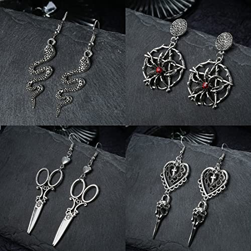 Vintage Gothic Earrings Set for Men/Women