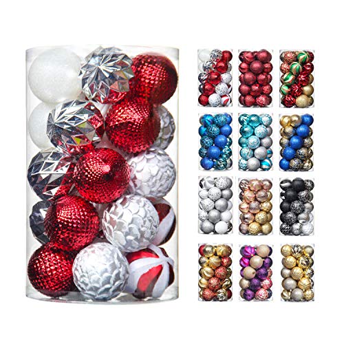 31pcs 2.75in & 1.97in Shatterproof Balls for Christmas Decoration