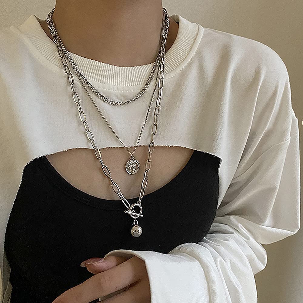 6 PCs Chain Necklace for Women