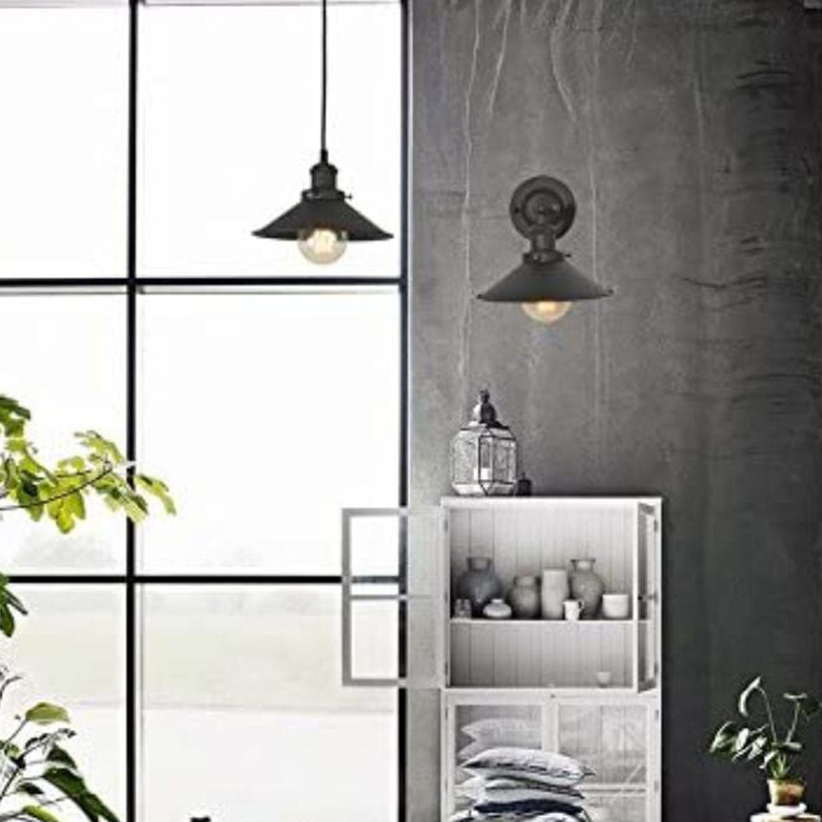 Plugin Wall Sconces Lamps Set of 2