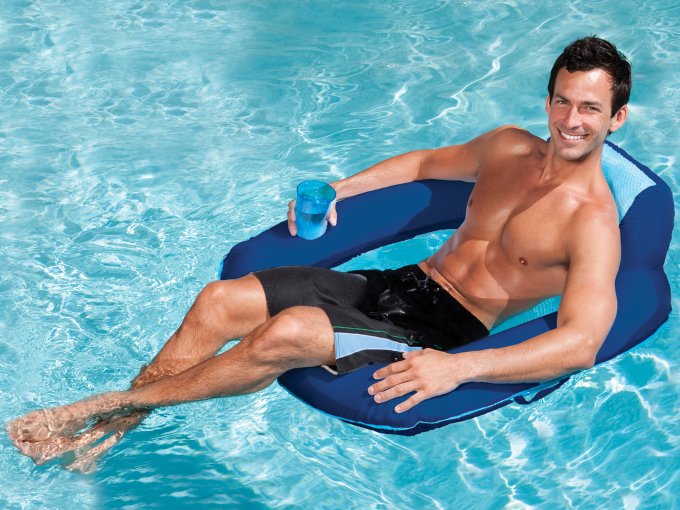 Floating Inflatable Swimming Pool Lounge Chair