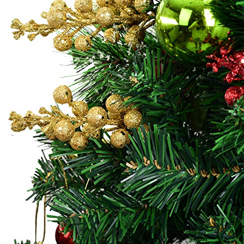 14 Pack Christmas Glitter Berries Stems- 7.8Inch