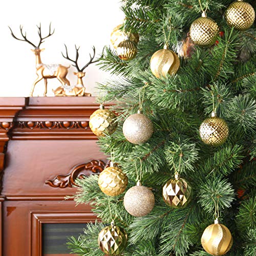31pcs 2.75in & 1.97in Shatterproof Balls for Christmas Decoration
