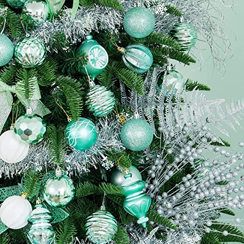 103-Pack Assorted Christmas Ball Ornaments