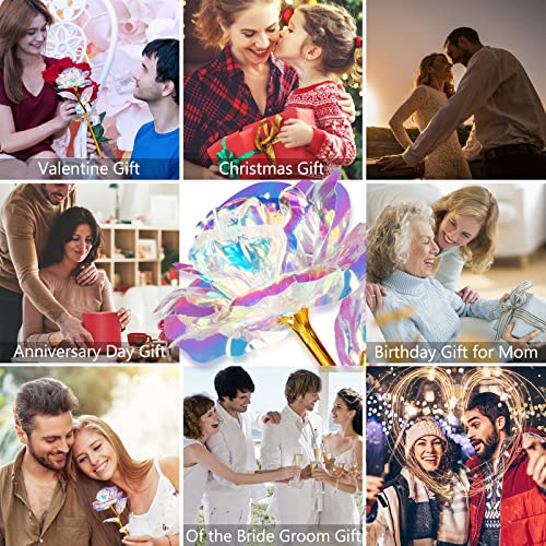 Artificial Rose Flower in Vase Gifts for Mothers Day/Birthday