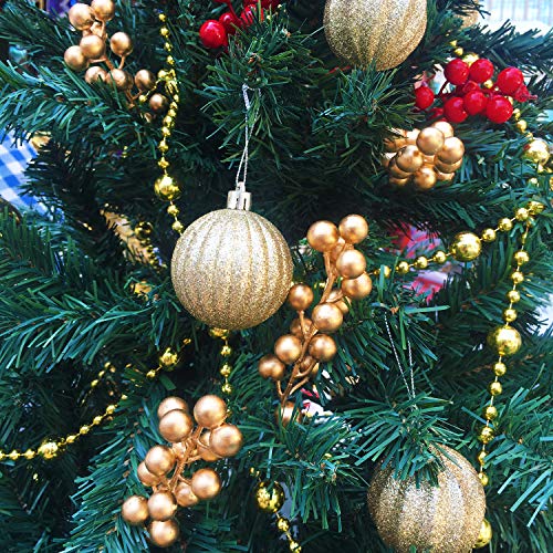 24 pcs Berries Stems for Christmas Ornaments