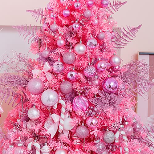 103-Pack Assorted Christmas Ball Ornaments